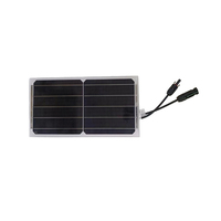Tuiles solaires sans cadre en verre mono 10W 1V personnalisables 340*172mm pour toits plats avec panneaux solaires PERC Boîte de jonction PV