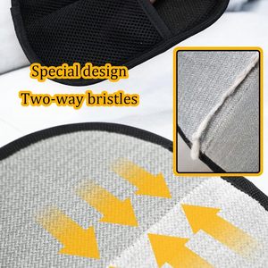 Găng tay chải chuốt thú cưng hai mặt chất lượng cao, dụng cụ loại bỏ lông thú cưng trên quần áo, đồ nội thất, chó, mèo, giá xuất xưởng, có thể tái <span class=keywords><strong>s</strong></span>ử dụng - Product Image 4