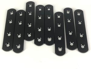 Attelle <span class=keywords><strong>de</strong></span> support <span class=keywords><strong>de</strong></span> plaque <span class=keywords><strong>de</strong></span> réparation droite noire Supports droits en acier au carbone Attelle en bois - Product Image 3