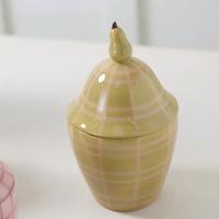 Série créative de pots en grès rustique faits à la main pour café, thé, sucre, aliments, pots de rangement en céramique pour la cuisine et la décoration de la maison