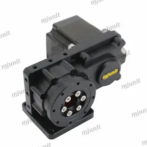 mjunit MJ60mm Belt Drive hollow rotating platform rotary actuator for nema 23 step motor series with 1:2 ratio