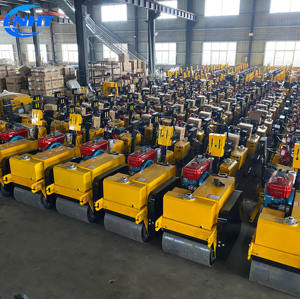 <b>Mini</b> Double Drum Vibratory <b>Roller</b> with Hydraulic Transmission and Engine High Efficiency Road <b>Roller</b> for Sale - Product Image 3