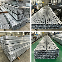Rail de guidage en acier galvanisé ou en acier zinc-aluminium-magnésium, accessoire solaire photovoltaïque, utilisation pour montage, rail de guidage en C miniature