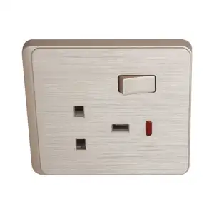 OSWELL Uk Standard Factory Manufacture Various Switch Socket Wall Switch One way Two way Three way Wall Switch Socket