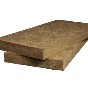 High density mineral wool Insulation Basalt slab rock wool blanket with wire mesh insulation materials