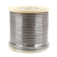 Großhandelspreis Edelstahl-Kabelseile 304 Inox-Kabel 7x7 0,5-0,6mm Edelstahlkabel 7*7 Edelstahl-Drahtseil