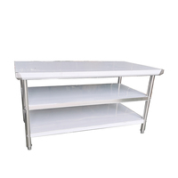 Table de travail en acier inoxydable Inox de conception nouvelle, pour usage commercial, avec assistance technique professionnelle, vente chaude