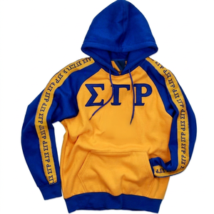 Sigma Gamma Rho Soror Bordado Mujer Sudadera con capucha polar | SGRH Sorority Sublimated Ladies Custom Made Jogging Shirt - Product Image 1