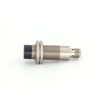 KRONZ Cabezal de Lectura y Escritura HF 13,56 MHz con Pantalla LED de 2 Pines M12 A Conector Macho Codificado RFID M18