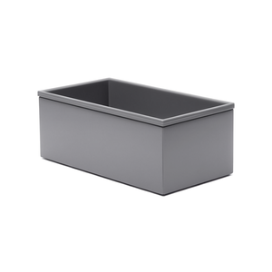Fami Fami <b>Plastic</b> Enclosure Storage Box 27L 450x300x200mm with Handles Dark Grey RAL7000 - Product Image 3