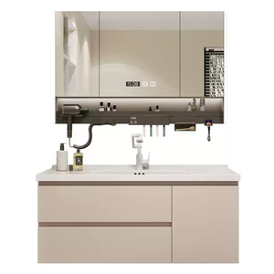 Batch Purchase Bathroom Cabinet with Sink Waterproof Bathroom Vanity with <b>Mirror</b> for Home Bathroom Furniture - Product Image 2