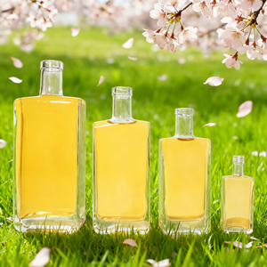 Botella de Vidrio Rectangular Extra Flint Reciclable de 50 ml, 375 ml, 500 ml, 700 ml, 750 ml con Tapa de Rosca para Whisky, Ginebra, Vodka, Brandy y Licores - Product Image 4