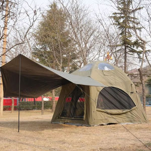 Luxury Style Waterproof Cotton Fabric Four-season 6-8 Person Easy Setup UV-Resistant Triple Inflatable <b>Tent</b> for Camping - Product Image 2