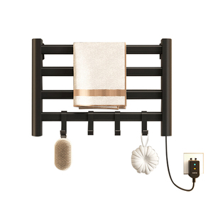 Sèche-serviettes électrique mural intelligent sans fil en aluminium à 4 barres avec minuterie pour salle de bain - Product Image 6
