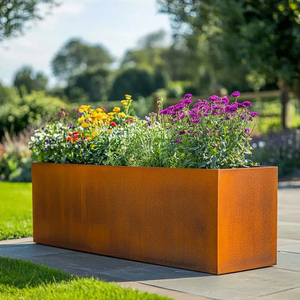 <span class=keywords><strong>Jardinière</strong></span> <span class=keywords><strong>en</strong></span> <span class=keywords><strong>acier</strong></span> Corten KD, pot à fleurs <span class=keywords><strong>en</strong></span> <span class=keywords><strong>acier</strong></span> Corten à assembler, bac à plantes <span class=keywords><strong>en</strong></span> <span class=keywords><strong>acier</strong></span> - Product Image 1