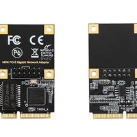 Carte réseau Gigabit Mini PCIe avec port unique pleine hauteur, carte réseau filaire Mini PCIe pour serveur de contrôle industriel, puce I210