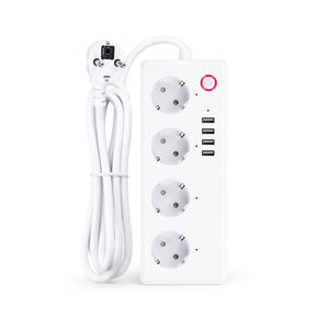 <span class=keywords><strong>Enchufe</strong></span> Inteligente <span class=keywords><strong>Wifi</strong></span> con Cuatro Tomas de Corriente, <span class=keywords><strong>Regleta</strong></span> Inteligente para el Hogar con Control por Aplicación Tuya, PST-SA-P702U de Fábrica - Product Image 1