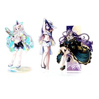 Standee en acrylique de personnage de dessin animé Angel Love avec impression recto-verso personnalisable pour la décoration de bureau, marchandise Otaku