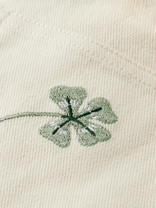 กางเกงผู้หญิงขาบานผ้าคอตตอนปักลายทแยงแฟชั่น Y2K OEM กางเกงคาร์โก้ปกติเอวสูงลำลองสำหรับฤดูร้อน - Product Image 4