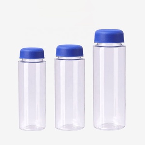 Botella Personalizada Promocional Irrompible, Botella de Agua de Plástico con Correa, Libre de BPA, 350 ml, 500 ml, Transparente - Product Image 1