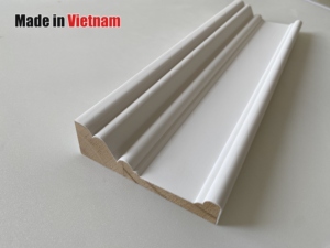 บัวปูนปั้นตกแต่งสีขาวเคลือบรองพื้นแบบต่อกัน บัวเชิงผนัง บัวเพดาน สำหรับใช้ในโรงแรมและโรงพยาบาล - Product Image 2