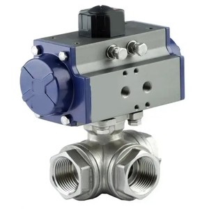 Actuador Neumático de Bola de 3 Vías con Certificación ATEX, Personalizable OEM para Áreas Peligrosas, para Medios Oleosos a Altas Temperaturas - Product Image 4