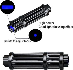 Puntero Láser Azul Profesional con Cabezal 5 en 1 |   Potente Linterna para Entusiastas del Aire Libre y Supervivencistas - Product Image 3