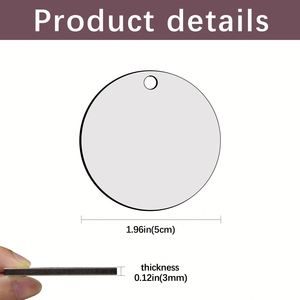 Porte-clés vierges avec pompons, livraison gratuite, double face, en MDF imprimé, porte-clés personnalisés en bois par sublimation - Product Image 6