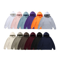Sweat-shirts pour hommes en gros, 450 g, à capuche, surdimensionnés, streetwear, avec motif imprimé, poids lourd