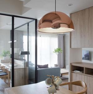 Lampe suspendue industrielle pour bar, <span class=keywords><strong>abat</strong></span>-<span class=keywords><strong>jour</strong></span> <span class=keywords><strong>rond</strong></span> en aluminium noir et <span class=keywords><strong>blanc</strong></span> E27 avec pare-soleil, couleur or rose, BY1052 - Product Image 3