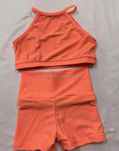 Top da ballo jazz con schiena scoperta per donne adulte, top corto nero e pantaloncini per danza lirica moderna, performance sul palco e allenamento in studio - Product Image 4