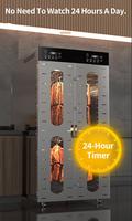 Machine de séchage et de fumage commerciale pour saucisses, biltong et viande fumée