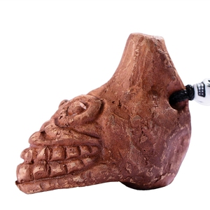 Mini Silbato Cerámico de Cerámica Azteca con Sonido de Monstruo, Silbato de Grito de Muerte, Silbato Fantasma para Niños - Product Image 3