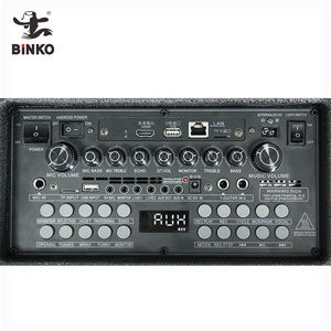 Binko Top Rank Màn Hình Thông Minh Hiển Thị Nhà Di Động Trolly <span class=keywords><strong>Wifi</strong></span> KTV Karaoke Juke Hộp Máy Nghe Nhạc Bằng Gỗ Hệ Thống Âm Thanh Loa - Product Image 3