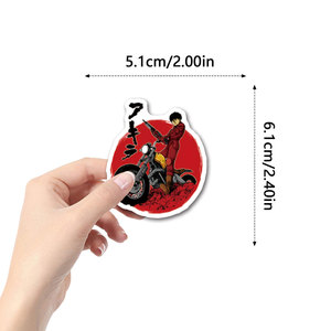 ZY2869C 55 Piezas NUEVAS Pegatinas de Vinilo Impermeables con Dibujos Animados de <span class=keywords><strong>Akira</strong></span> para Álbumes de Recortes, Graffiti, Decoración de Tazas, Guitarras, Portátiles y Maletas - Product Image 3