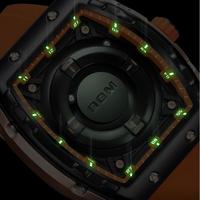 DOM Creative Scrolling Pointer Magnetic Force Relojes de pulsera de cuarzo para hombres Deportes al aire libre Reloj impermeable para hombres Relogio Masculino