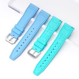 El más nuevo logotipo personalizado 20 mm 21 mm 22 mm FKM correas de reloj de goma General buceo correas de reloj de goma de liberación rápida para <span class=keywords><strong>IWC</strong></span> <span class=keywords><strong>Pilot</strong></span> - Product Image 5