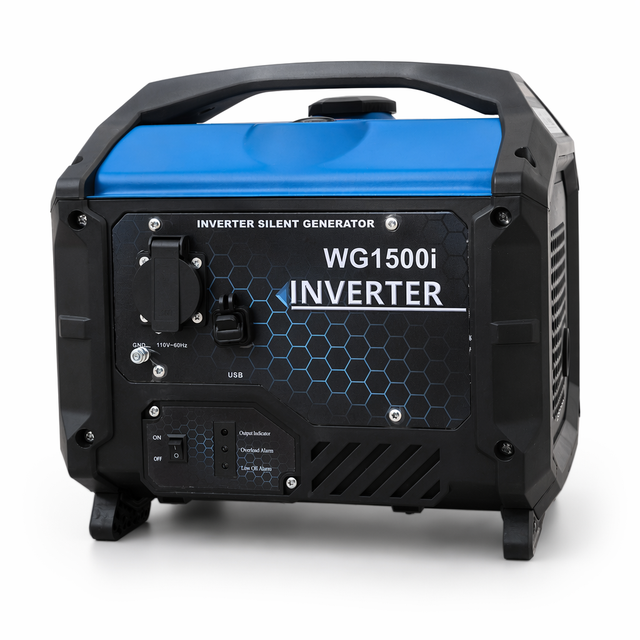 Compact Silent Inverter Gasoline Generator WG1500i 1500W Rated 1800W Max Portable Power Source for Camping RV Home Emergency