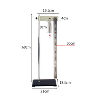 Drapeau de visite télescopique portable extensible en silicone et acier inoxydable, dispositif pédagogique durable pour laboratoire de collège