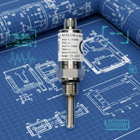 Vente chaude résistance haute température capteur détecteur RTD émetteur K Type PT100 thermocouple capteur de température sans fil