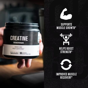 Complément en poudre de créatine monohydrate OEM/ODM 5000 mg, idéal pour améliorer la force globale avant et après l'exercice - Product Image 6