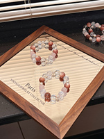 Bracelet en cristal naturel rose Sinyore Cloud - Lepidolite rose