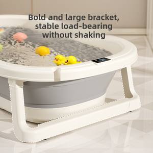 Migliore Vasca da Bagno Antiscivolo con Sensore di Temperatura per Bambini con Sedile, Uso Sicuro e Bagno Domestico - Product Image 4