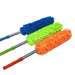 Retractable Stainless Steel Chenille <b>Duster</b> 96x6cm Rectangle Head For Car And Home Cleaning - Product Image 3