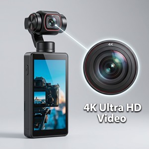 Caméra Vlog Portable Haute Définition 2026 – Nouveau Design Compact pour Enregistrement Vidéo, Streaming YouTube et Aventures en Extérieur - Product Image 5