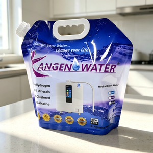 Bolsa DE AGUA DE 5L, portador de agua plegable, bolsa extensible, almacenamiento de logotipo personalizado, bolsa de Caño plegable, bolsa de agua Kangen - Product Image 1
