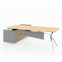 Bureau de haut niveau Patron Bureaux E1 Mélamine Matériel Mobilier de bureau de luxe Table de bureau Bureau de style moyen-oriental