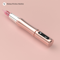 Charme Princesse Electric PMU Pen Motor Hollow Cup 5-Kecepatan dengan 5 Cartridge Gratis Ringan untuk Alis, Bibir & Tato