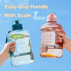Bouteille d'eau grande capacité 1,5L/2,3L, pour le sport, la remise en forme, le camping en plein air, gourde portable transparente résistante aux hautes températures - Product Image 6