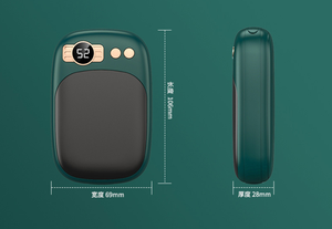 5V 2.1A display A LED della ragazza scaldino della mano banca di potere 10000mah - Product Image 4